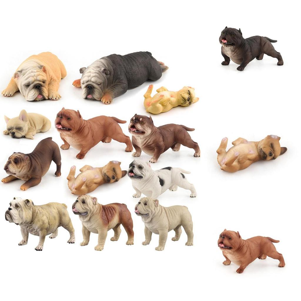 Коллекционная фигурка французского бульдога с реалистичным дизайном для домашнего декора и в качестве подарка