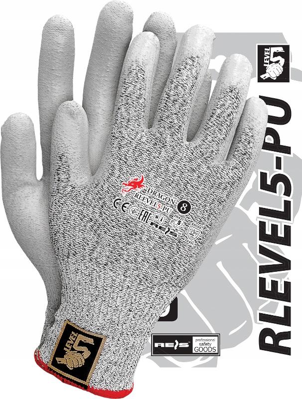 DRAGON RLEVEL strong cut-resistant gloves size 7
