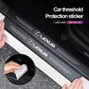 crdhnz1 Car Threshold Protection Strip Anti Stepping Sticker Foot Pedal Sticker For Lexus GS IS LS500h ES260 ES300h RX350h NX260 UX260