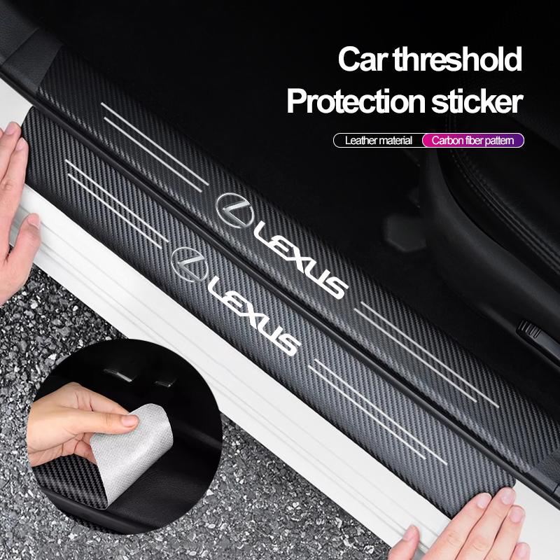 crdhnz1 Car Threshold Protection Strip Anti Stepping Sticker Foot Pedal Sticker For Lexus GS IS LS500h ES260 ES300h RX350h NX260 UX260