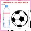 Jollyboom Soccer Gender Reveal Decoration, 3pcs Goals or Bows Gender Reveal Decoration Garland Soccer Ball Bow Banner Pre-Strung for Soccer Sport