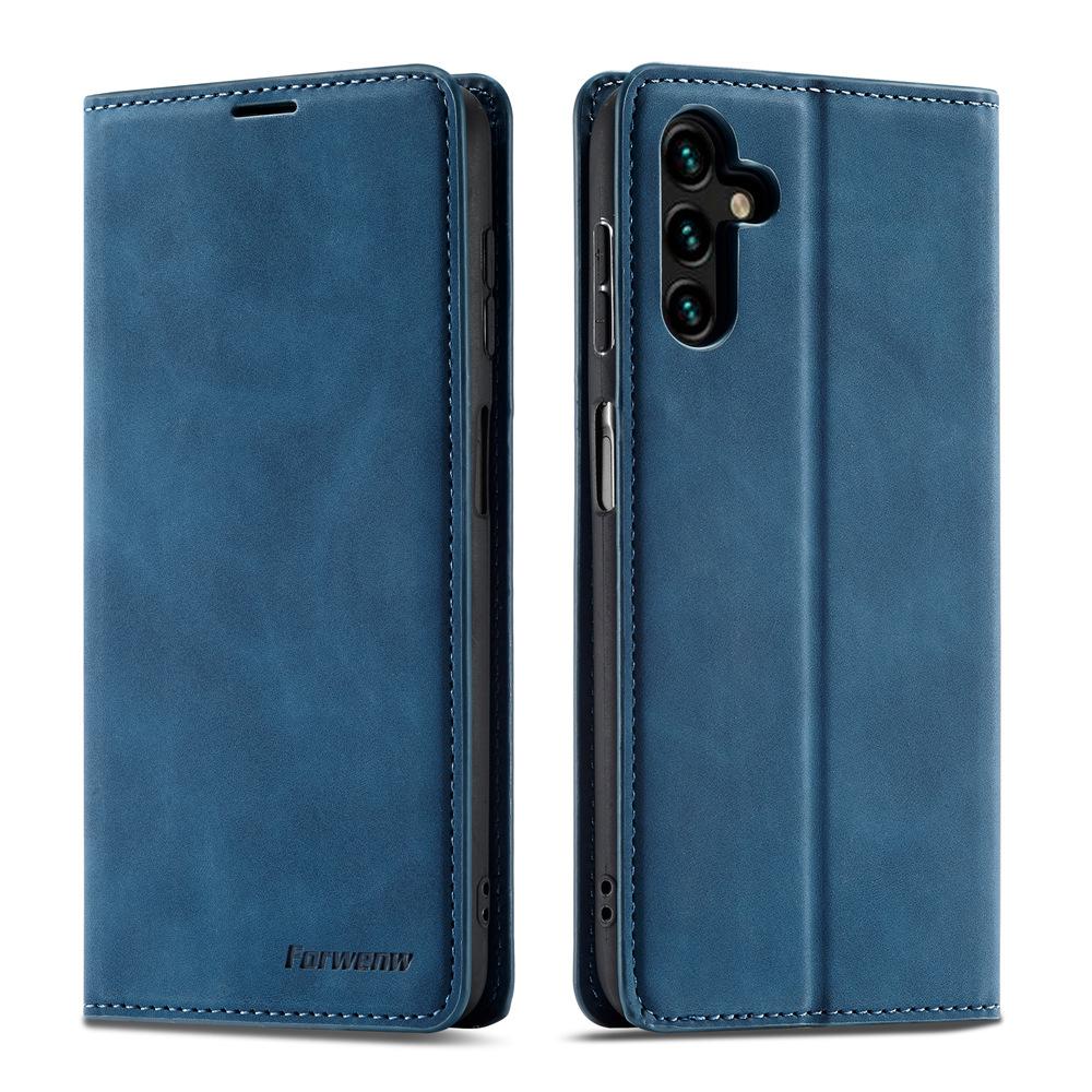 Leather Phone Case For Samsung S23 FE S22 Ultra S21 S20 Plus 5G Note 20 10 9 Magntic Flip Wallet for Galaxy S10 S9 S8 S7 Edge +