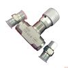 Q84D Двусторонние дроссельные клапаны 3/8 дюйма Двунаправленные гидравлические клапаны-ограничители для систем с жидкостями, газом, маслом Простота установки
