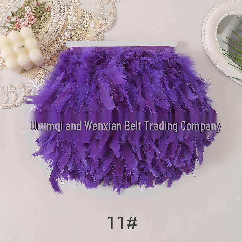 Отделка из перьев индейки 10-15 см для одежды, DIY и украшений