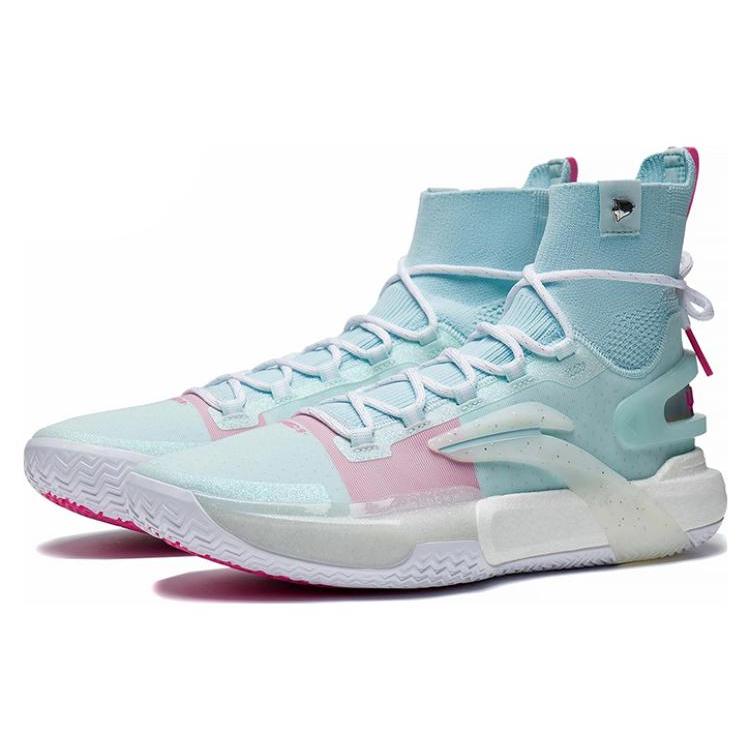 Li Ning Speed 9 Ultra Готовые к игре Сетчатый Амортизация Устойчивые к скольжению Устойчивые к истиранию Высокие Баскетбольные кроссовки Мужские ABAT013-1