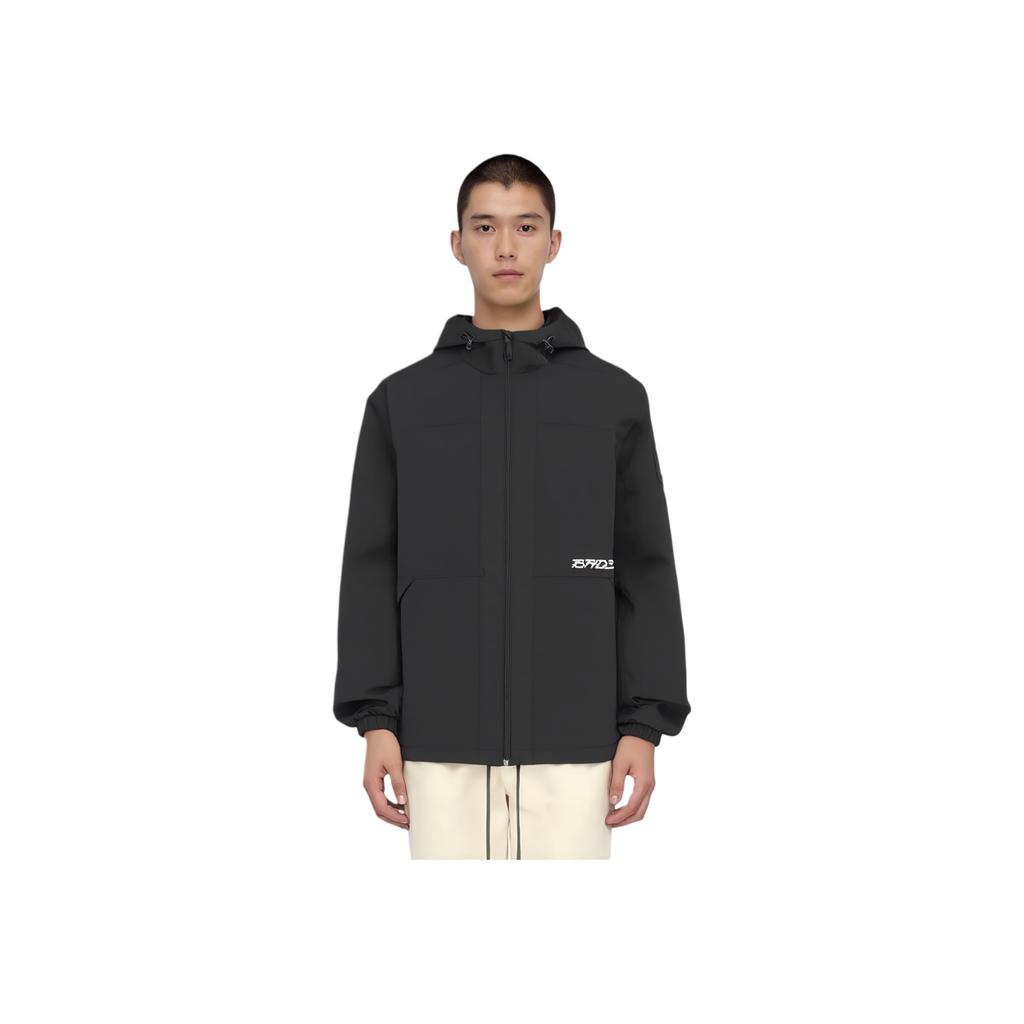 Li Ning Anti-Five Series Letter Print Sports Hooded Jacket Men Jacket Black AFDS065-2