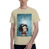 Mafalda Cute Men TShirt Plus Size T Shirts Mens ONeck Cotton Tees Short Summer Male