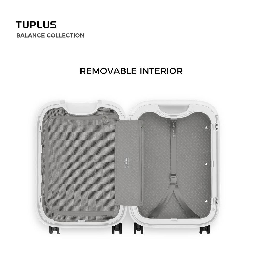 Ultra Lightweight ABS Carry Carry Quiet 8 Business Equipped with TSA Time Capsule X X 23 White [TUPLUS] Suitcase, Case, Carry-on Bag, Wheels, Travel,