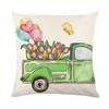 New Spring Printed Pillow Cover Polyester Letter Flower Bouquet Home Cushion Cover Bedroom Cushion Cover