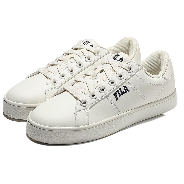 Fila Кеды Court Deluxe Casual Низкие Скейтбордические Обувь Унисекс Бежевый Белый Синий Корейский Стиль 1TM01783E_922