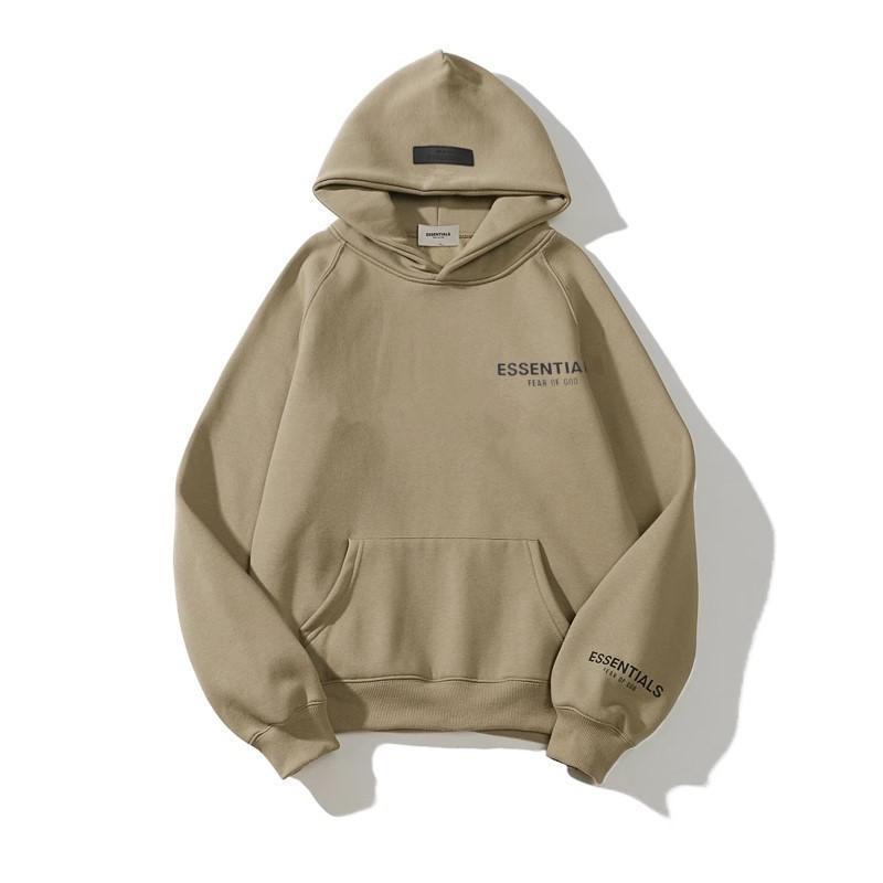 Mens Streetwear Hoodie With 3D Silicone Letter Print Oversized Fit Fleece-Lined Cotton Sweatshirt Winter