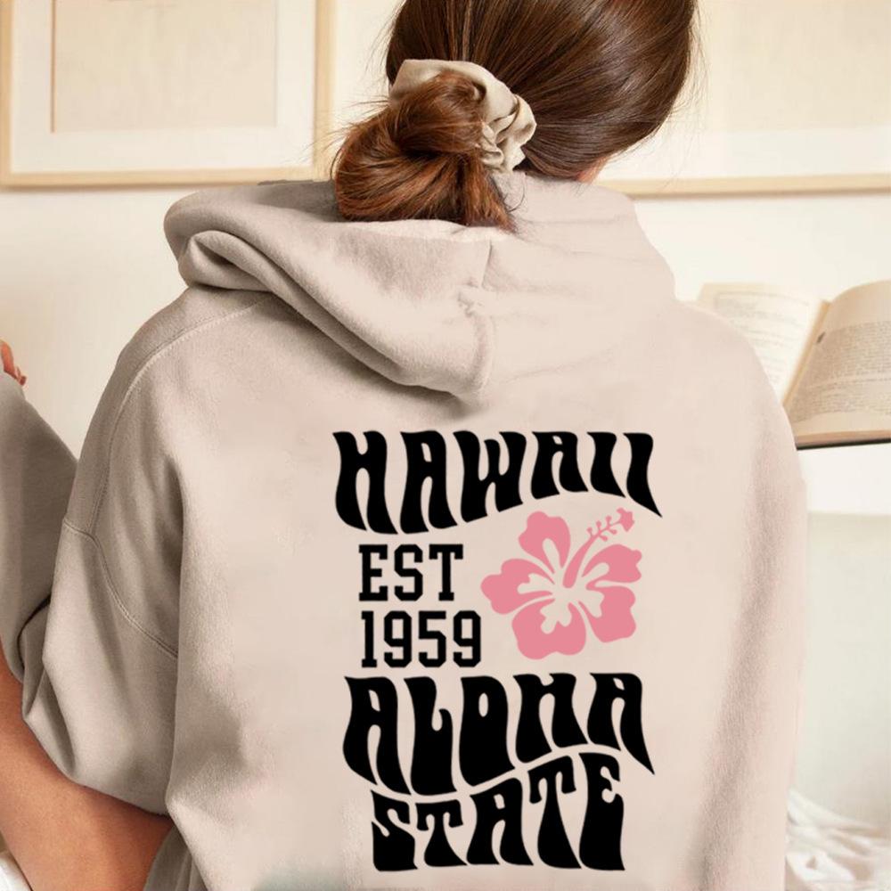 Толстовка Aesthetic Hawaii Hoodie Aloha State