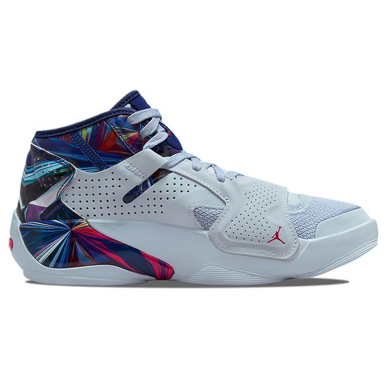 Мужские кроссовки Air Jordan Zion 2 PF Hope Diamond Белые Полу-голубые Насыщенно-королевский-синий DM0858-467