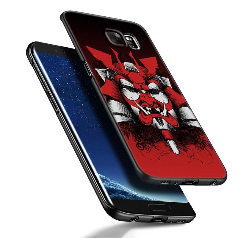 Модный чехол для телефона Samurai Demon для Samsung Galaxy S20 S21 FE S22 Ultra S10 Lite S10E S9 S8 Plus S7 Edge, мягкий черный чехол из ТПУ