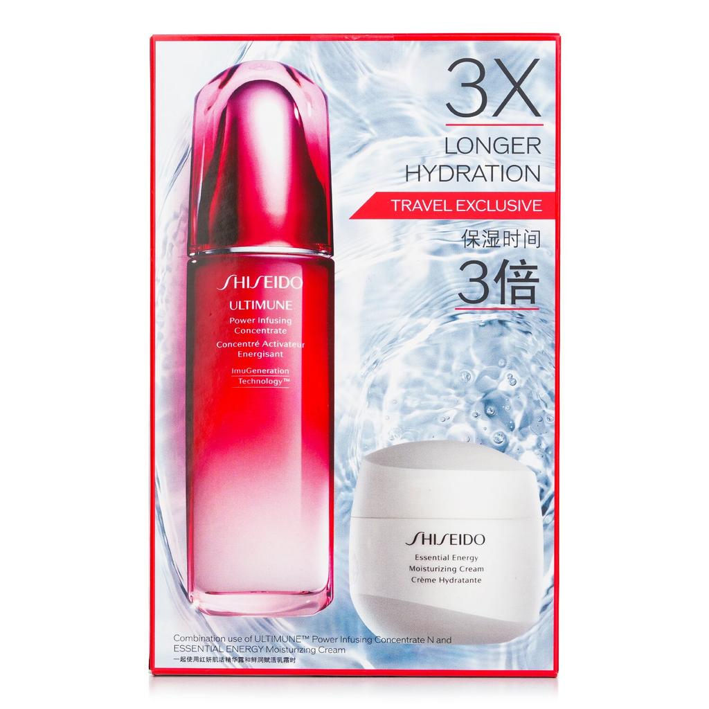 Defend & Regenerate Power Moisturizing Set: Ultimune Power Infusing Concentrate N 100ml + Essential Energy Moisturizing Cream 50 Ml