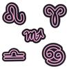 5/24 шт. Мультяшные 12 Созвездий Пряжки для Обуви Сандалии DIY Аксессуары ПВХ Съемные Булавки для Кроксов Декор Детский Новогодний Подарок на Вечеринку