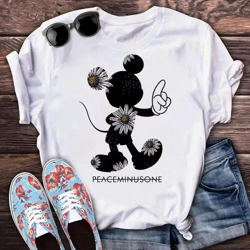 Cool Style Princess Cute Unisexs Tshirt Cute Mulan Pattern Short Sleeve Summer Printed Black Top Tshirt Trendy Short Sleeve