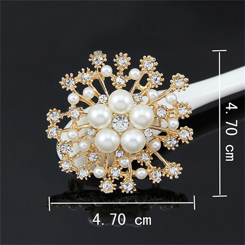 Pearl   Vintage Flower Brooch Pin Brooches For Women Gift