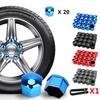 20 Pcs Screw Cover Anti-rust Bolt Rims Exterior Decoration Special Socket Protection Dust Proof 17mm Car Wheel Nut Caps Auto Hub