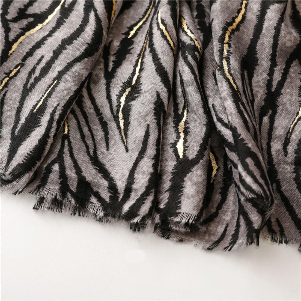 Viscose Cotton Linen Scarf Soft Lady Pashmina Hijab Wrap Floral Shawl Wrap For Autumn Winter