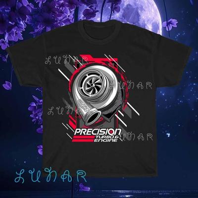 Новая футболка Precision turbo Логотип двигателя Американская футболка Смешная Размеры от S до 5XL