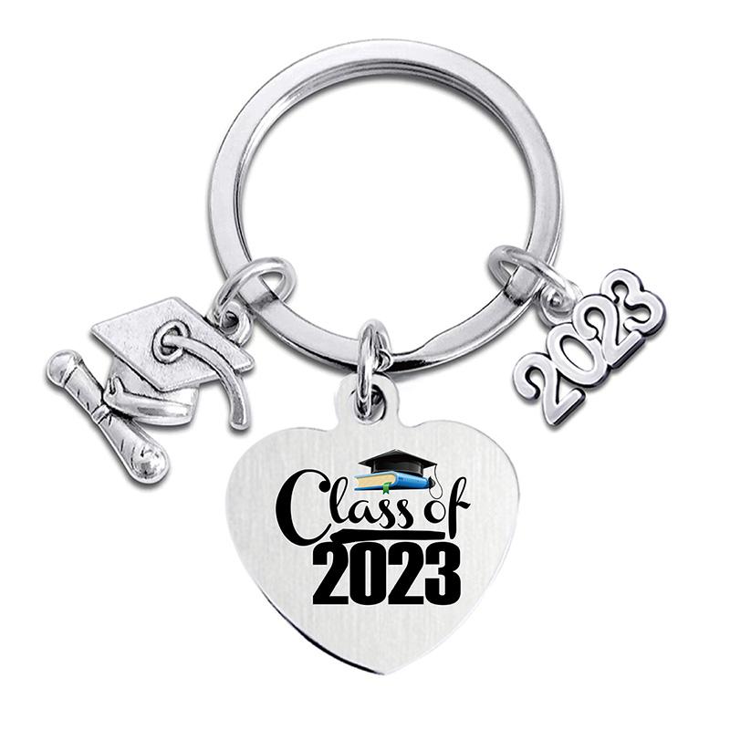 Graduation Gift Keychain Rings Key Holder Decorated Creative Accessories