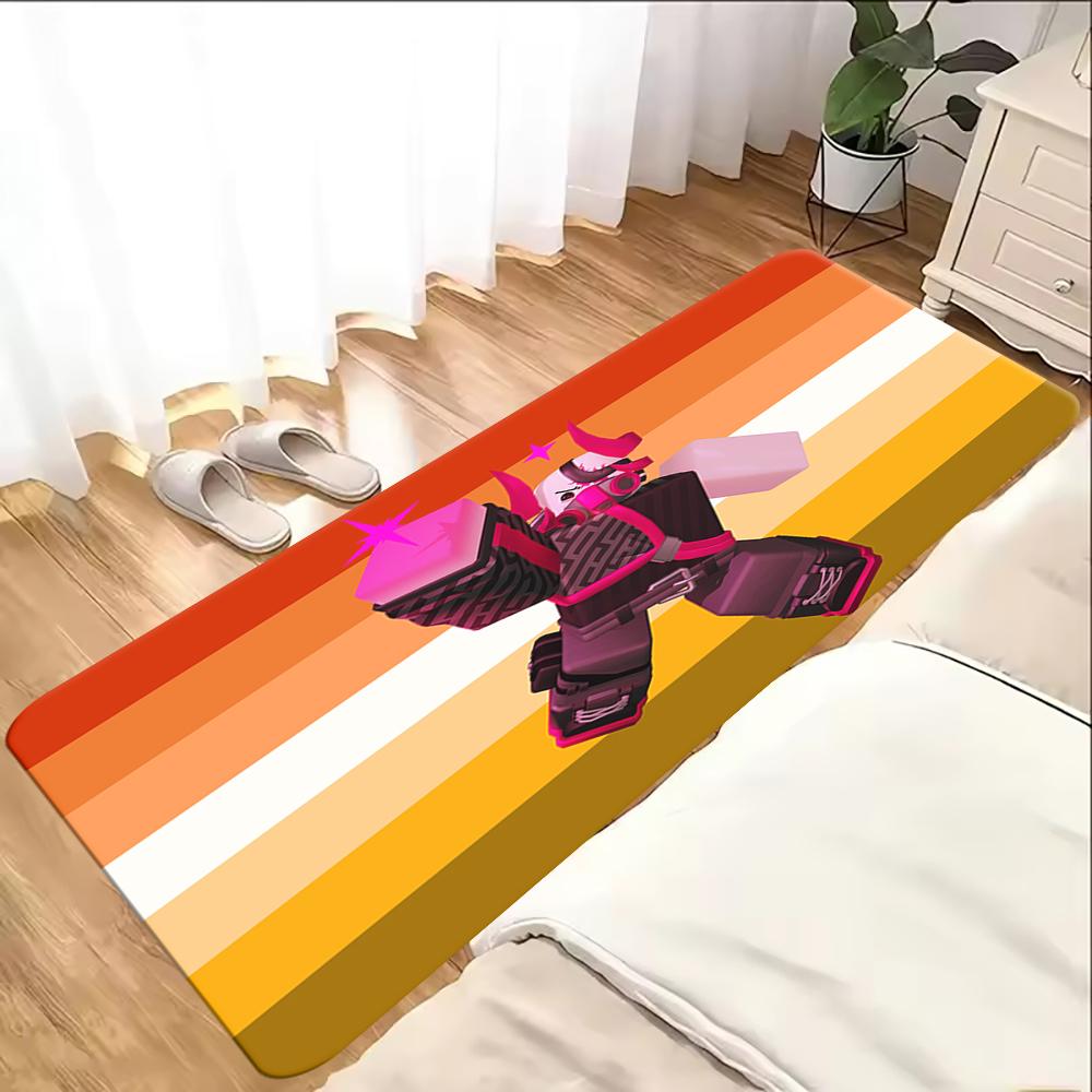 ROBLOX Creative Printed Carpet for Living Room Home Leisure Area Anti-slip Rug Bedside Soft Floor Mats Indoor Extrance Doormat