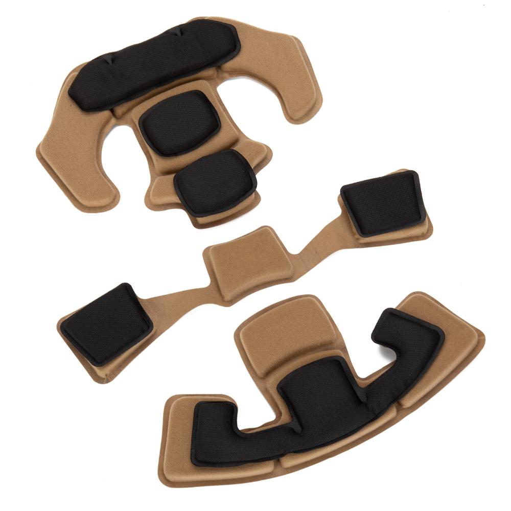 Комплект внутренних подкладок для тактического шлема, удобный шлем для стрельбы из страйкбола, подкладка из ЭВА с эффектом памяти, аксессуары для пейнтбольного шлема CS