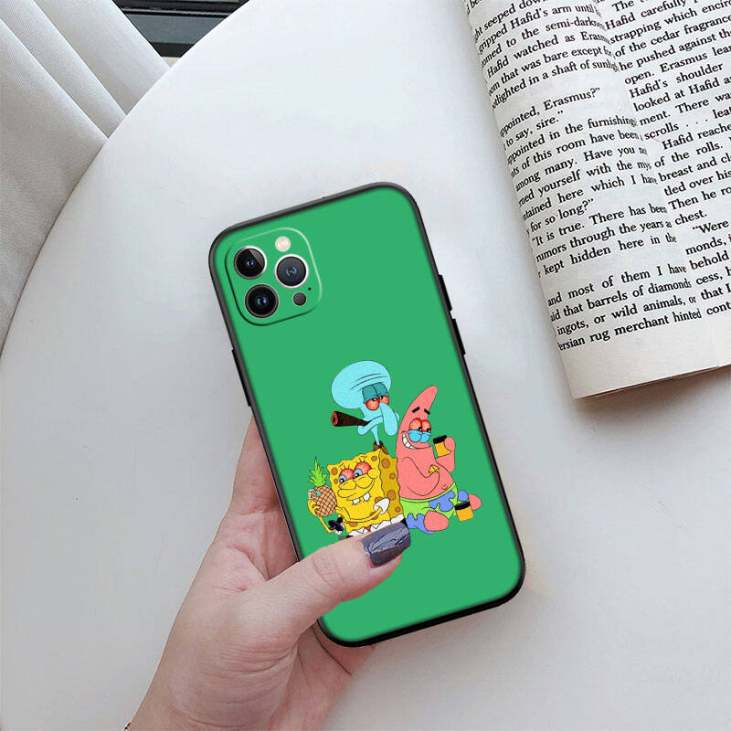 RT24 S-SpongeBos Phone Shell Case for Redmi Note 8 9 10 11 11S 10C 10X 10A 10T 9A 9C 9T 9S 8T Pro Max Plus Prime
