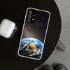 Звезды Земли Космос Чехол для телефона для Samsung Galaxy A12 A22 A32 A52 A72 A02S A51 A50S A31 A20S A10S Note 20 Ultra 10 Plus Gala