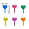 100PCS Heart Shaped Plant Labels Tags Reusable Succulent Signage  Garden Flower Pots
