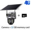 4G Солнечная IP-камера 6K 12MP Три экрана 10-кратный зум Уличная видеонаблюдение Автоматическое отслеживание Встроенная батарея Водонепроницаемая охранная камера