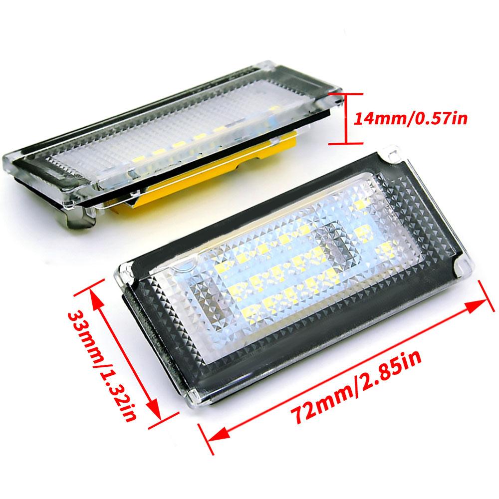 Светодиодный фонарь номерного знака 51247114535 для BMW Mini R50 R52 R53 Cooper