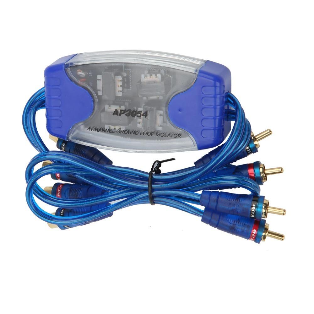 4 Channel Ground Loop Isolator Line Filter Isolator Car Amplifier Filter Car Audio