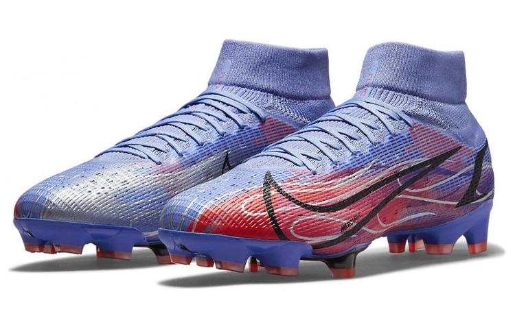 Nike Mercurial Superfly 8 Fg Kylian Mbappe Пламя Фиолетовая подошва DJ3977-506