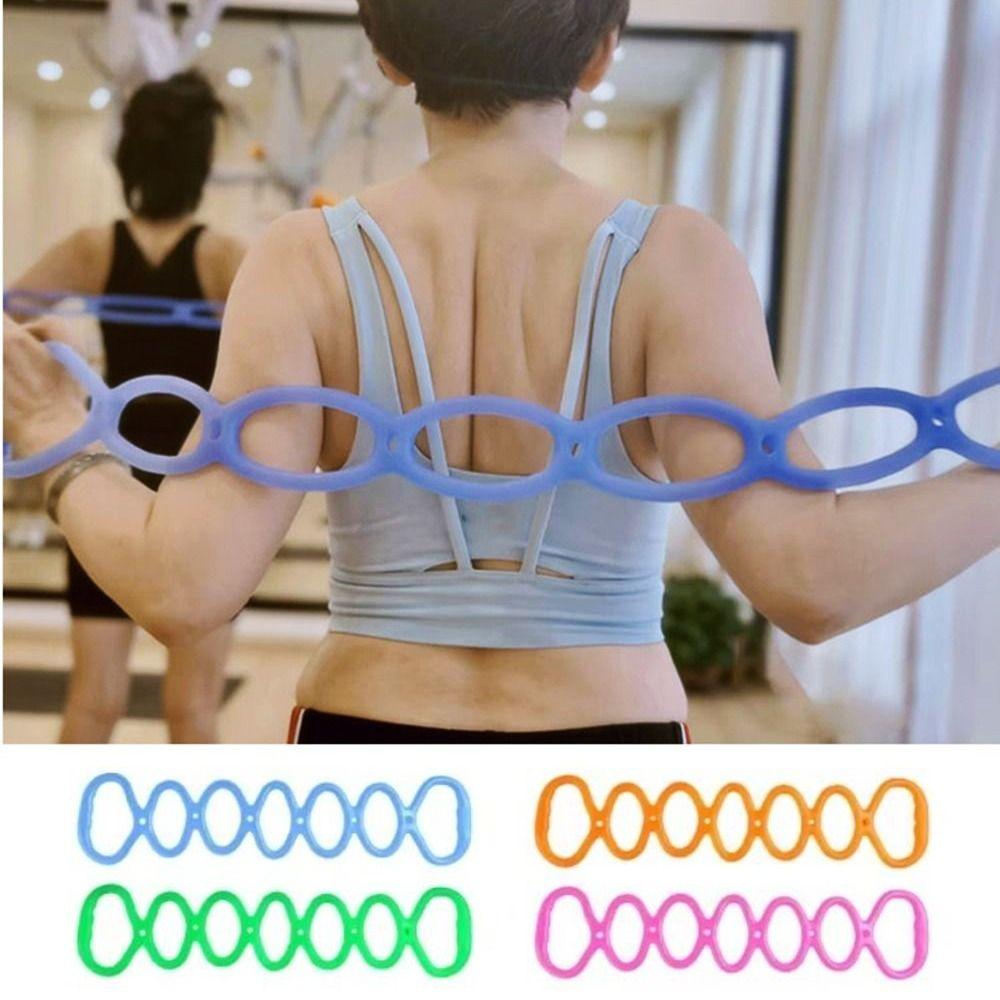 7 Ring Physical Stretch Resistance Band Portable Size Flexible Yoga Stretch Band Break-resistant Foldable