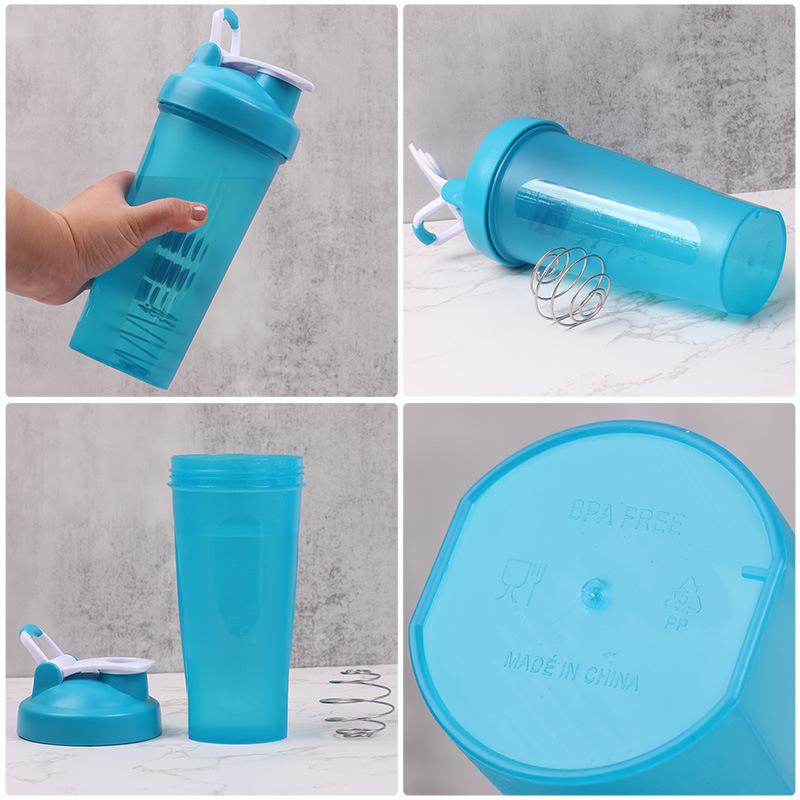 Water bottle custom mixing cup LOGO fitness cup with handle sports water cup 100ML graduated protein powder shaking cup