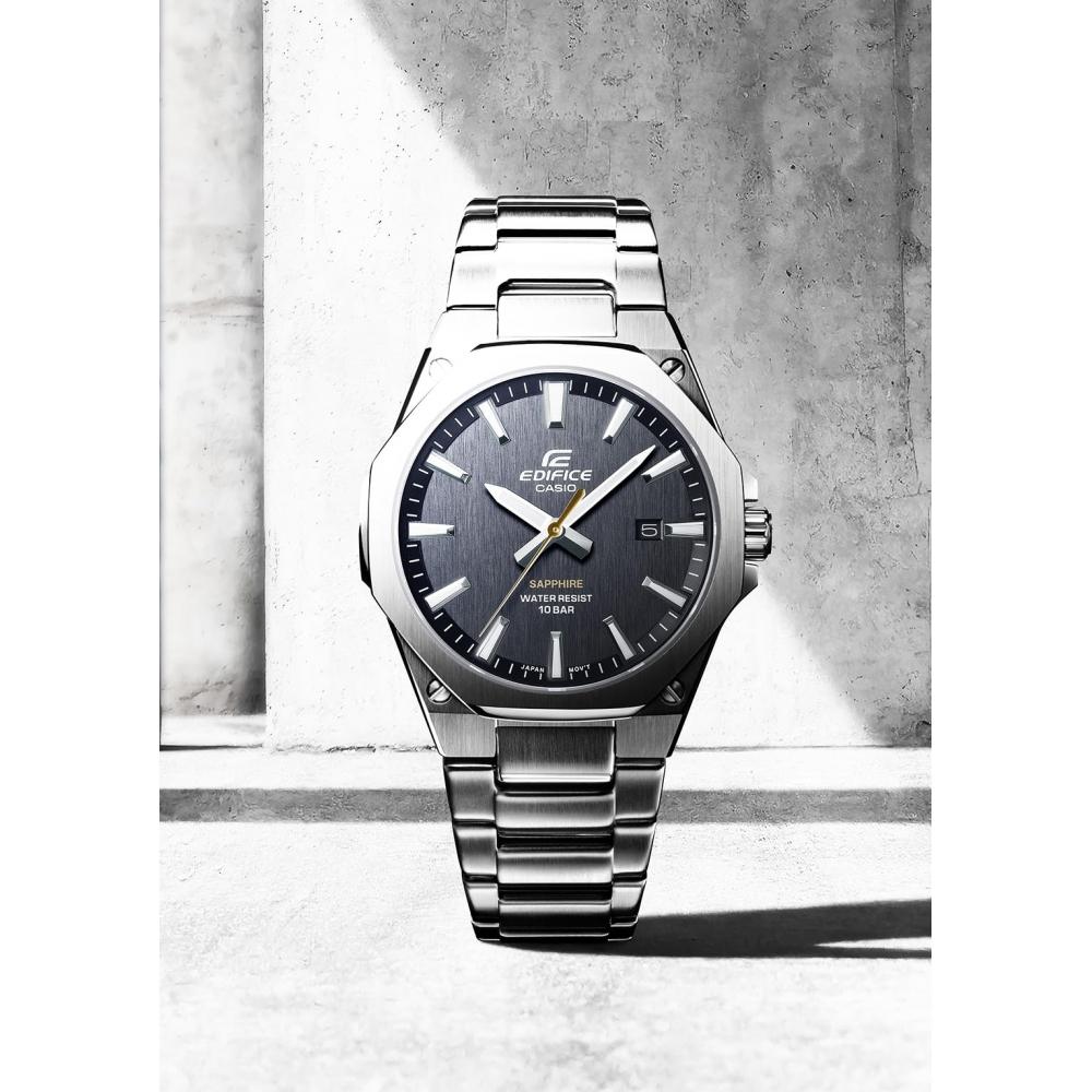 EDIFICE [Casio] Часы сапфировое стекло EFR-S108DJ-1AJF мужские серебристые
