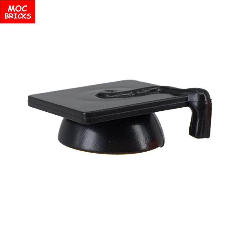 Кубики MOC Плащ Накидка Студенческая Шляпа Полное Платье 97302 Сцена Выпускной Речи Строительные Блоки Детские Игрушки Для Детей