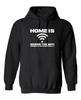Дом там, где ловит WIFI Графическая Новинка Саркастический Юмор Мужские Худи