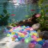 50pcs Luminous Stone in The Dark Garden Sidewalk Garden Terrace Lawn Garden Courtyard Fish Tank Aquarium Decoration  Stone
