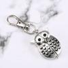 Fashion Keychain Owl Shape Pocket Watch Unisex Vintage Alloy Keyring Clock Fob Watches Key Chain Bag Car Birthday Gifts 1/3/5pcs