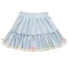 2024 Women Y2k Aesthetic Bow Short Skirts Blue Plaid Kawaii Lolita Mini Skirt Harajuku Japanese Preppy Style Pleated Fairy Skirt