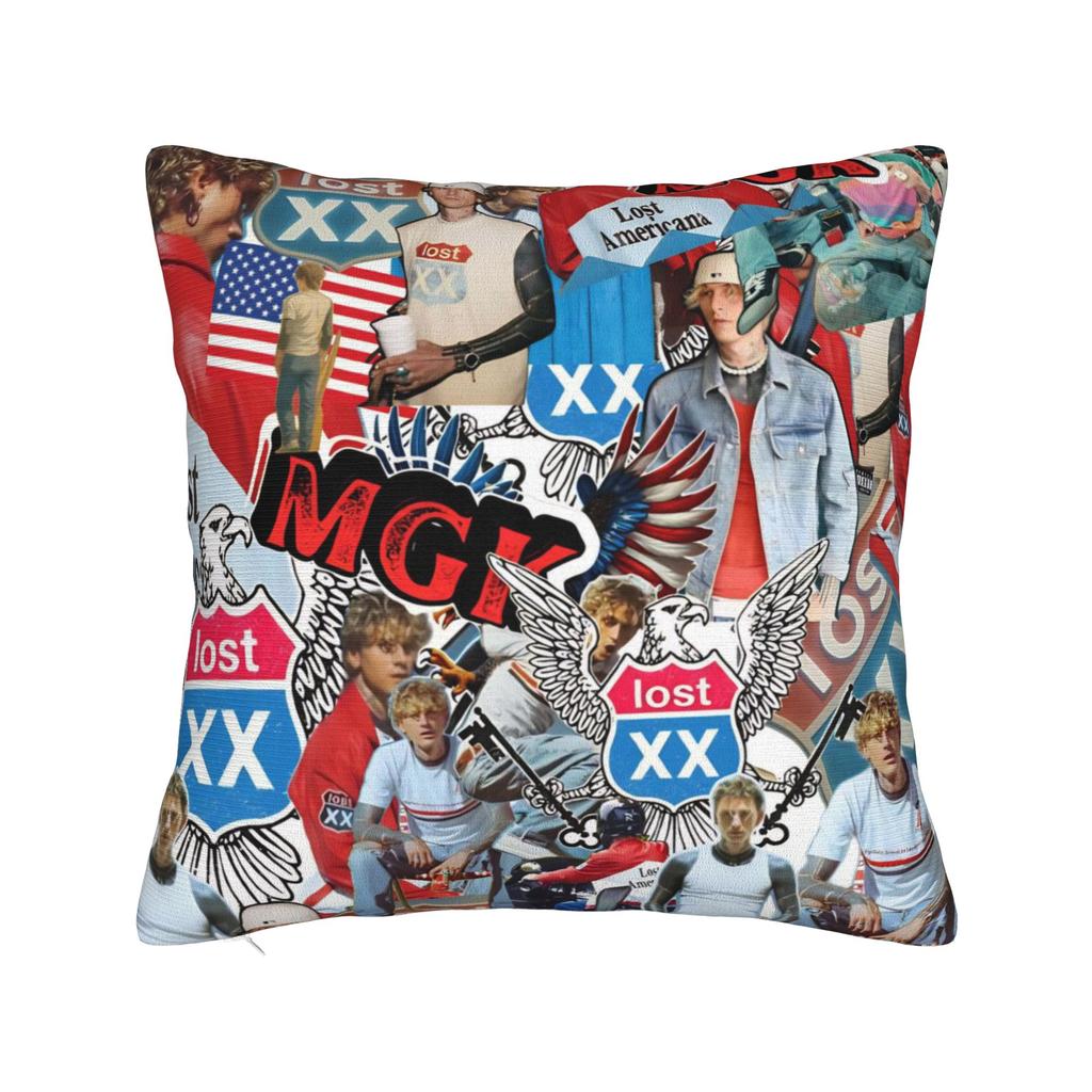 Наволочка MGK Полиэстер Чехол для подушки Декоративный Чехол для декоративной подушки Machine Gun Kelly Домашний Прямая поставка 4040см