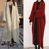 Autumn Winter Long Sleeve Knitted Cardigan Sweater Fashion Knitted Long Sweater Coat Women Casual Loose Warm Clothes