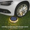 Solar Ground Lights Waterproof Solar Garden Lights Auto On/Off Lawn Landscape Lights In-Ground LED