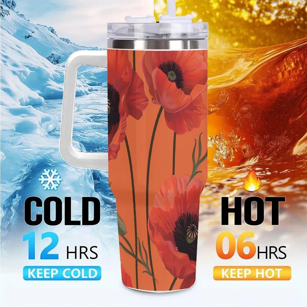 40oz Sublimation Blank Tumbler With Lid Drop Shipping Double Wall Mug for Housewarming New Home Bulk Gift