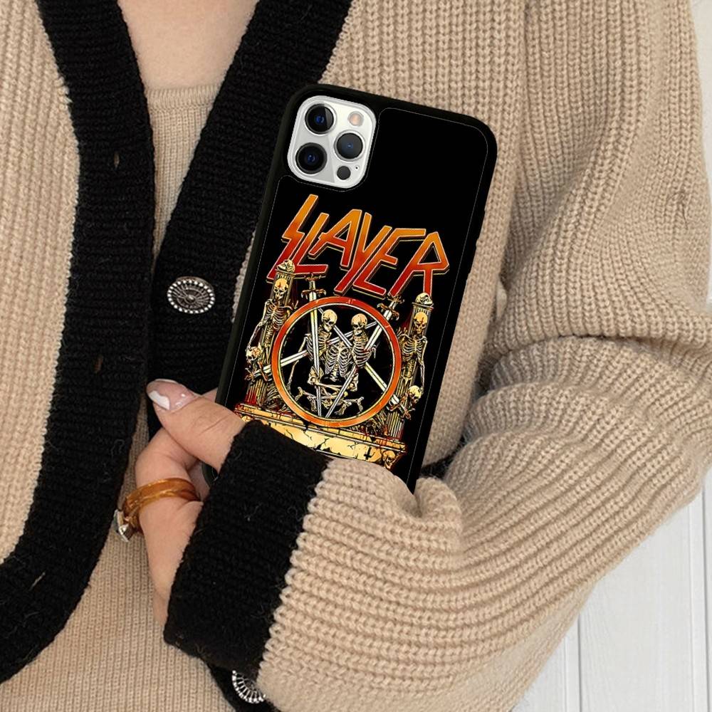 S-Slayers Band For IPhone 17 16 15 14 13 12 11 Pro Max Plus Shockproof PC+TPU Phone Back Cover