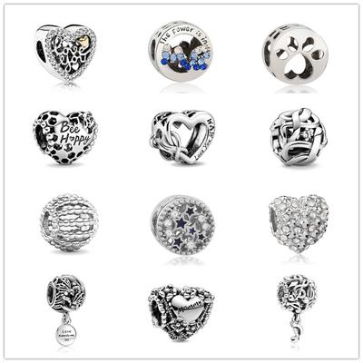 Европейский серебряный цвет, ажурное сердце, медовая пчела, мама, бусина, подходит для изготовления браслетов, ювелирных аксессуаров 