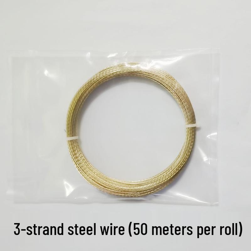 Стальная проволока с медным покрытием для снятия и установки лобового стекла, резка автомобильного стекла, 10м/20м 3-жильная